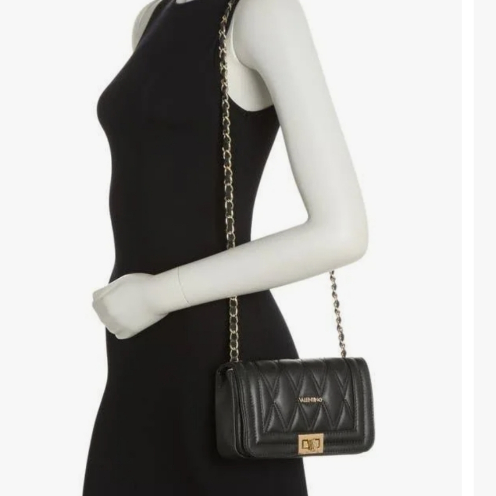 Valentino by Mario Valentino Beatriz D Leather Shoulder Bag - Picture 3 of 12